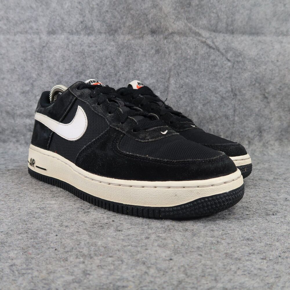 Nike Shoes Youth 5.5 Sneakers Air Force 1 Lifestyle Active Casual Leather Black